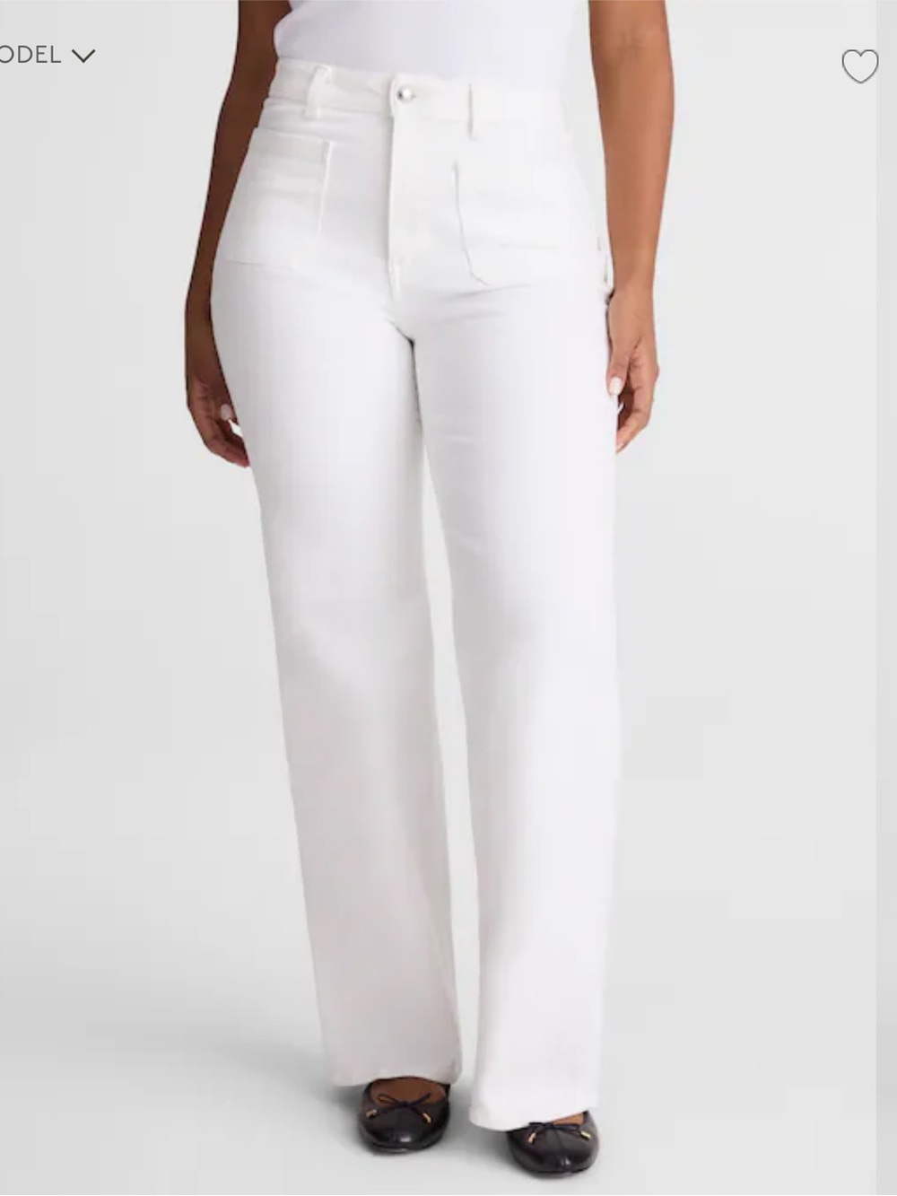 Madewell Vintage wide leg jeans - White